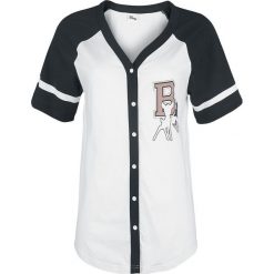 Bambi 42 Koszulka damska biały/czarny. Czarne t-shirty damskie marki Bambi, xl, z nadrukiem. Za 99,90 zł.