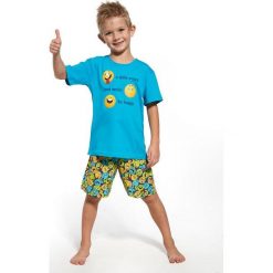 Bielizna chłopięca: Piżama dziecięca 789/63 Smile turkusowa r. 92
