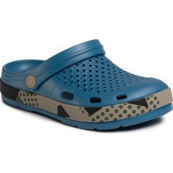 Klapki COQUI - Lindo 6413-401-5128 Niagara Blue. Niebieskie klapki damskie Coqui, bez wzorów, z tworzywa sztucznego, bez obcasa. Za 79,00 zł.