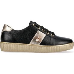 Sneakersy czarno złote z muchą. Czarne sneakersy damskie Arturo Vicci. Za 239,00 zł.