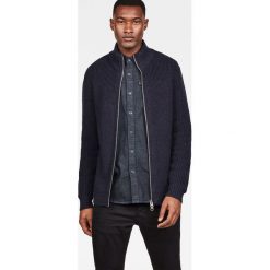 G-Star Raw - Kardigan. Niebieskie swetry męskie G-Star RAW, xl, bez wzorów, z wełny, retro, bez kołnierzyka, bez kaptura. W wyprzedaży za 319,90 zł.