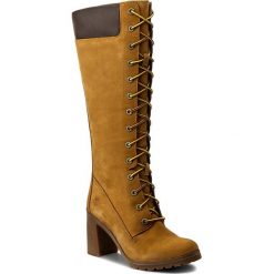 Kozaki TIMBERLAND - Allington 14In Side A1KBT/TB0A1KBT2311 Wheat. Żółte buty zimowe damskie Timberland, z gumy, na obcasie. W wyprzedaży za 569,00 zł.