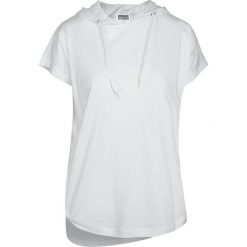 Bluzki asymetryczne: Urban Classics Ladies Sleeveless Jersey Hoody Koszulka damska biały