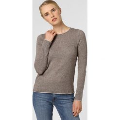 Franco Callegari - Sweter damski, beżowy. Brązowe swetry damskie Franco Callegari, xxl, bez wzorów, bez rękawów, bez kaptura. Za 149,95 zł.