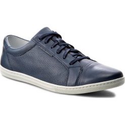 Sneakersy GINO ROSSI - Iten MPV769-K60-8Q00-5700-0 59. Niebieskie sneakersy męskie marki Gino Rossi, bez wzorów, ze skóry, klasyczne, bez zapięcia. W wyprzedaży za 219,00 zł.