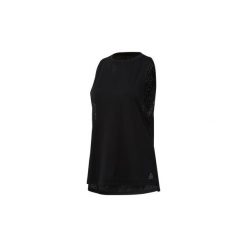 Topy na ramiączkach / T-shirty bez rękawów Reebok Sport Koszulka na ramiączkach Burnout. Czarne bluzki sportowe damskie Reebok Sport, l. Za 139,00 zł.