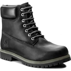 Trapery CANGURO - A029-300 River/Black. Czarne botki męskie Canguro, z materiału. W wyprzedaży za 159,00 zł.