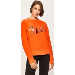 Femi Stories - Bluza Niru. Czarne bluzy damskie Femi Stories, s, z aplikacjami, z elastanu, bez rękawów, bez kaptura. W wyprzedaży za 199,90 zł.
