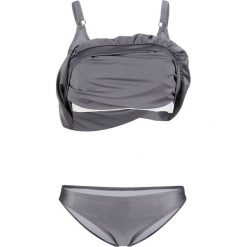 Tankini (2 części) bonprix szary. Szare stroje kąpielowe damskie bonprix, bez wzorów. Za 134,99 zł.