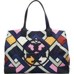 Tory Burch ELLA TOTE Torba na zakupy picnic box bias. Czarne torebki klasyczne damskie marki Tory Burch, bez wzorów, bez dodatków. Za 839,00 zł.