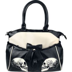 Torebki klasyczne damskie: Banned Skulls & Roses Torebka – Handbag czarny