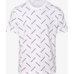 Calvin Klein Jeans - T-shirt męski, biały. Białe t-shirty męskie Calvin Klein Jeans, s, bez wzorów, z jeansu, sportowe, bez kołnierzyka. Za 179,95 zł.