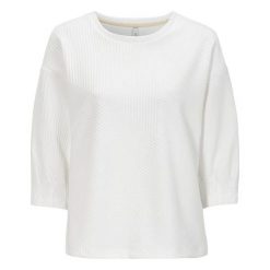Soyaconcept Bluzka w prążki Rasha złamana biel female biały M (40). Białe bluzki damskie Soyaconcept, s, bez wzorów, z dżerseju, eleganckie, z okrągłym kołnierzem, bez rękawów. Za 159,00 zł.