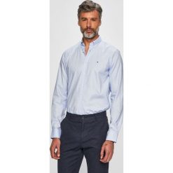 Tommy Hilfiger Tailored - Koszula. Białe koszule męskie Tommy Hilfiger Tailored, bez wzorów, z bawełny, button down, z długim rękawem. Za 299,90 zł.