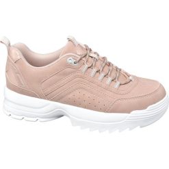Sneakersy damskie Venice różowe. Różowe sneakersy damskie Venice, z materiału. Za 83,00 zł.