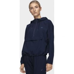 Bluza damska BLD231 - ciemny granat. Bluzy damskie 4f, bez wzorów, z dzianiny, z krótkim rękawem, krótkie, bez kaptura. Za 129,99 zł.