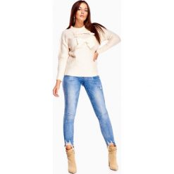 Sweter. Swetry damskie Made in Poland, uniwersalny, bez wzorów, z wełny, bez rękawów, bez kaptura. Za 159,00 zł.