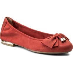 Baleriny CAPRICE - 9-22111-20 Red Pearl 510. Czerwone baleriny damskie zamszowe Caprice. W wyprzedaży za 179,00 zł.
