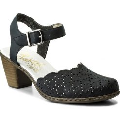 Rzymianki damskie: Sandały RIEKER – 40972-14 Blue