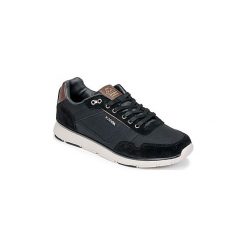 Buty Kappa PRIAM. Czarne trampki męskie Kappa, bez wzorów, bez zapięcia. Za 207,20 zł.