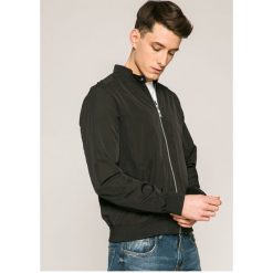 Selected - Kurtka bomber. Czarne płaszcze męskie Selected, xl, bez wzorów, z poliesteru, krótkie, bez kaptura. W wyprzedaży za 199,90 zł.
