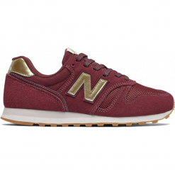 NEW BALANCE > WL373FA2. Czerwone buty sportowe damskie New Balance, bez wzorów, z tkaniny, sportowe, tenisowe. Za 299,99 zł.