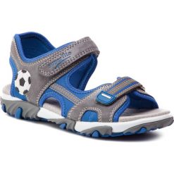 Sandały SUPERFIT - 8-00174-44 D Smoke Multi. Szare sandały chłopięce Superfit, ze skóry, bez zapięcia. W wyprzedaży za 209,00 zł.