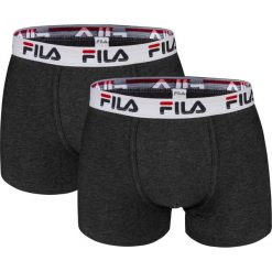Bielizna męska majtki bokserki Fila 2 pary FU5016-2-248. Szara majtki męskie Fila, m. Za 58,99 zł.