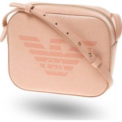 TOREBKA Emporio Armani. Różowe torebki worki damskie w paski, ze skóry. Za 420,00 zł.