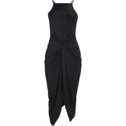 Długie sukienki: Miss Selfridge TWIST DRAPE Długa sukienka black
