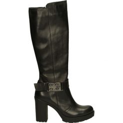 Buty zimowe damskie: Kozaki - 428 VIT NERO