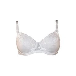 Naturana Biustonosz dla kobiet karmiących E-Cup kolor biały - Gr.90E. Białe biustonosze ciążowe Naturana, z elastanu. Za 89,00 zł.