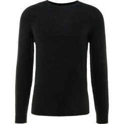 Roberto Collina CREW NECK Sweter black. Czarne swetry klasyczne męskie marki Roberto Collina, m, z wełny. Za 1079,00 zł.