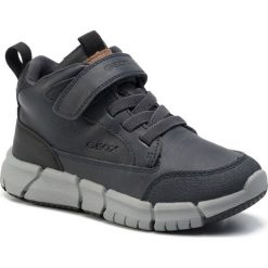 Sneakersy GEOX - J Flexyper B.C J949BC 0MECL C0045 S Navy/Black. Niebieskie trampki chłopięce Geox, bez wzorów, ze skóry ekologicznej, bez zapięcia. W wyprzedaży za 179,00 zł.