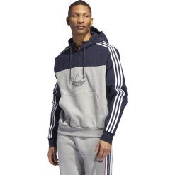 Adidas Originals Bluza Niebieski Szary. Szare bluzy męskie adidas Originals, s, bez wzorów, z bawełny, bez kołnierzyka, bez rękawów, bez kaptura. Za 335,95 zł.