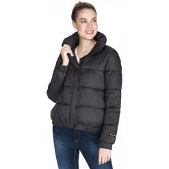 DKNY Kurtka Czarny. Czarne płaszcze damskie DKNY, l, z nadrukiem, z poliesteru. Za 729,95 zł.