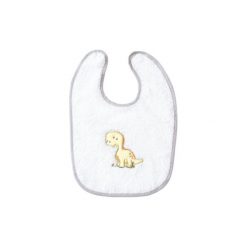 Śliniaki: easy baby Śliniaczek Dino white