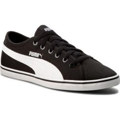 Tenisówki PUMA - Elsu V2 Cv 359940 03 Black/White. Czarne półbuty damskie Puma, bez wzorów, z gumy, bez zapięcia. W wyprzedaży za 169,00 zł.