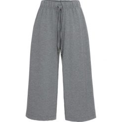 Spodnie dresowe culotte bonprix szary melanż. Szare spodnie dresowe damskie bonprix, melanż, z dresówki. Za 27,99 zł.
