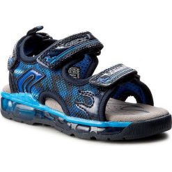 Sandały GEOX - J S.Android B.A J720QA 014CE C4226 Morski/Królewski. Niebieskie sandały chłopięce marki Geox, z materiału. W wyprzedaży za 209,00 zł.
