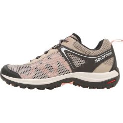 Salomon ELLIPSE MEHARI Obuwie hikingowe vintage kaki/phantom/coral almond. Brązowe buty sportowe damskie marki Salomon, z materiału, outdoorowe. Za 399,00 zł.
