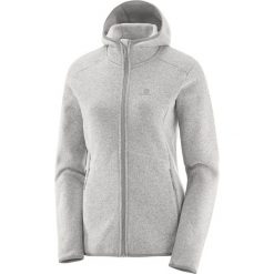 Salomon Bluza Polarowa Bise Hoodie W Vaporous Gray S. Szare bluzy sportowe damskie marki Salomon, s, z polaru. W wyprzedaży za 399,00 zł.