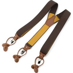 Szelki męskie 88-SZ-001-X11. Żółte szelki męskie marki Wittchen. Za 139,00 zł.