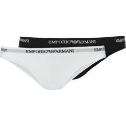 Majtki damskie: Emporio Armani ESSENTIAl 2 PACK Figi bianco/nero