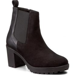 Botki SERGIO BARDI - Andali FW127274917CS 601. Czarne botki damskie na obcasie marki Sergio Bardi, z materiału. W wyprzedaży za 219,00 zł.