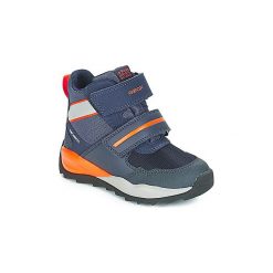 Śniegowce Dziecko Geox J ORIZONT BOY ABX. Niebieskie buty chłopięce zimowe marki Geox. Za 295,20 zł.