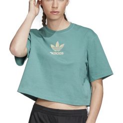 ADIDAS ORIGINALS LG TEE > FM2629. Koszulki damskie Adidas, bez wzorów, z bawełny, street, bez kołnierzyka, bez rękawów. W wyprzedaży za 99,99 zł.