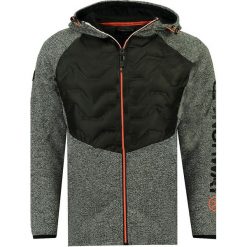 Kurtka softshellowa "Gradou" w kolorze granatowym. Szare kurtki męskie Geographical Norway Men, m, z nadrukiem, z bawełny, bez kaptura. W wyprzedaży za 139,95 zł.