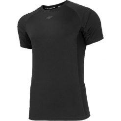 4F Men's Functional T-shirt H4L20-TSMF018-20S t-shirt męskie czarne XL. Czarne t-shirty męskie 4f, s, bez wzorów, z elastanu, sportowe, bez kołnierzyka. W wyprzedaży za 109,99 zł.