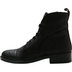 Botki damskie lity: SPM KACHA Botki sznurowane black